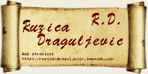 Ružica Draguljević vizit kartica